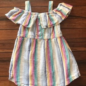 EUC Old Navy striped off the shoulder dress.